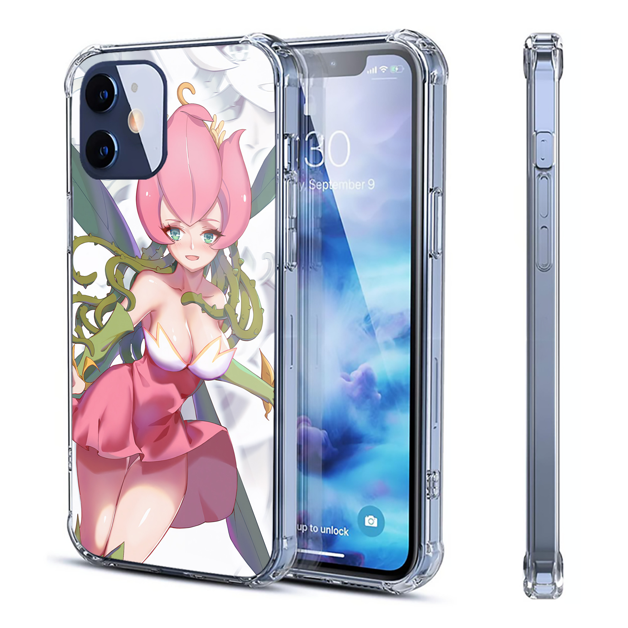 （画像用） Digimon デジタルモンスター/デジモン 【iPhone 12シリーズ対応】透明スマホケース（クリアソフトケース）